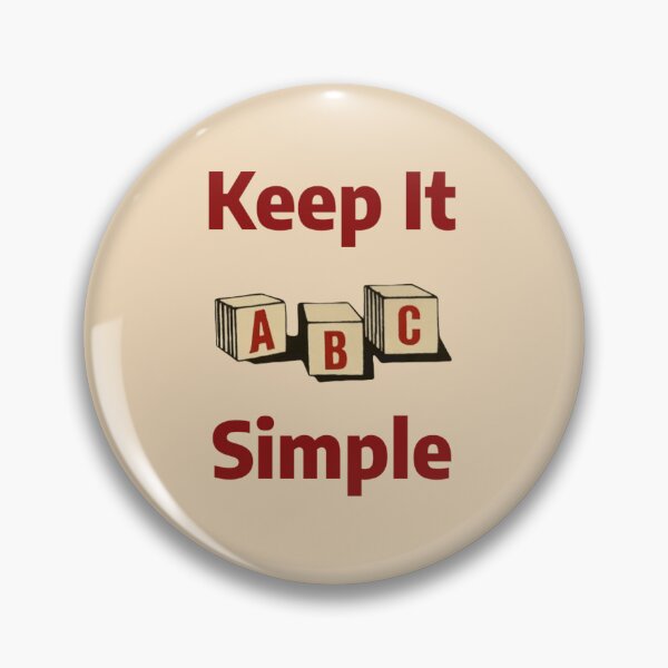 Item preview, Keep It ABC Simple designed and sold by Myra365Art.