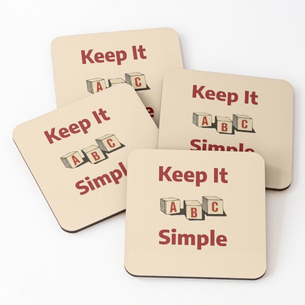 Item preview, Keep It ABC Simple designed and sold by Myra365Art.