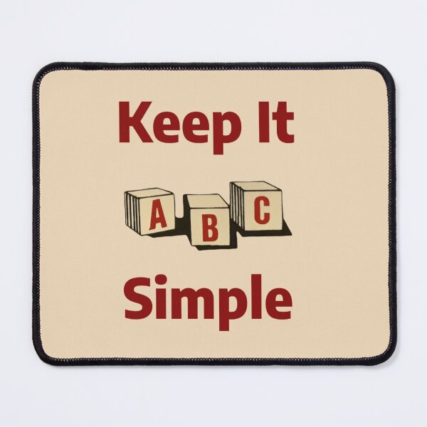 Item preview, Keep It ABC Simple designed and sold by Myra365Art.