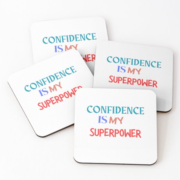 Item preview, CONFIDENCE IS MY SUPERPOWER designed and sold by SmartyWonders.