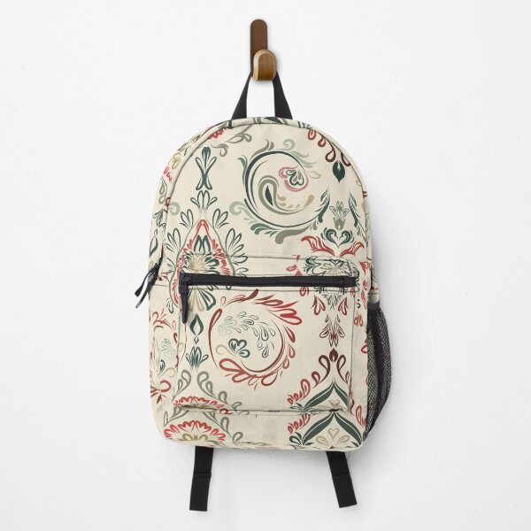 Item preview, Modern ethnic damask pattern designed and sold by Natji-Arts.