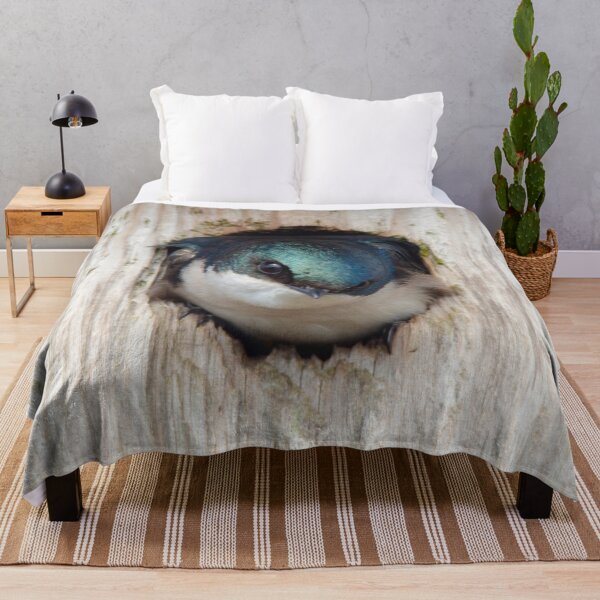 Item preview, Testy Tree Swallow in Nestbox designed and sold by walkswithnature.