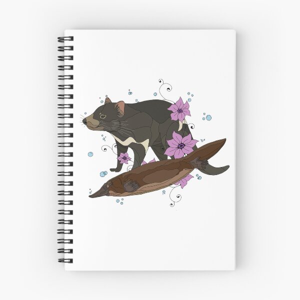 Item preview, Tasmanian Devil and Platypus designed and sold by Sophiehammond.