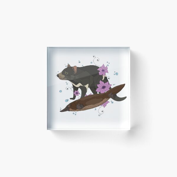 Item preview, Tasmanian Devil and Platypus designed and sold by Sophiehammond.