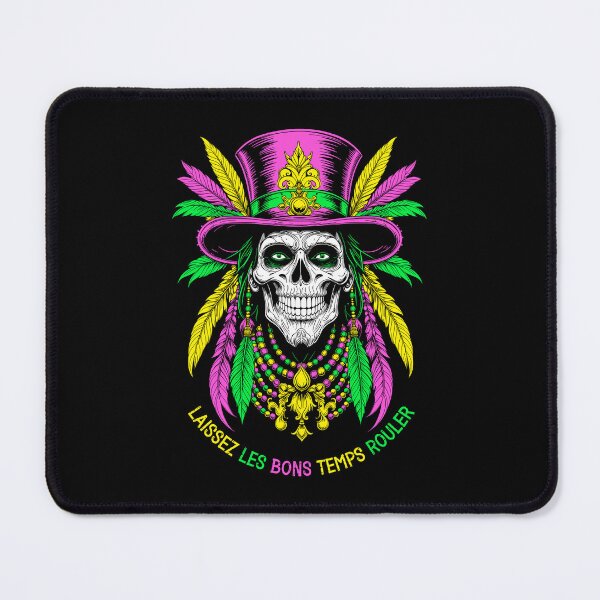 Item preview, Mardi Gras Voodoo Priest Laissez Les Bons Temps Rouler designed and sold by GrandeDuc.
