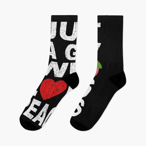 Item preview, JUST A GUY WHO LOVES PEACHES funny fruity design fruit lover single guys Valentines Day Singles day designed and sold by Jt41.