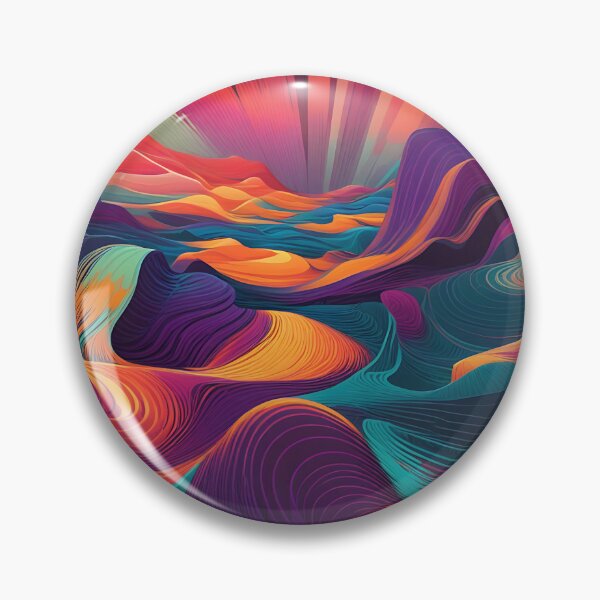Item preview, The beauty of algorithmic creation in bold colors designed and sold by PeggyMacStudio.