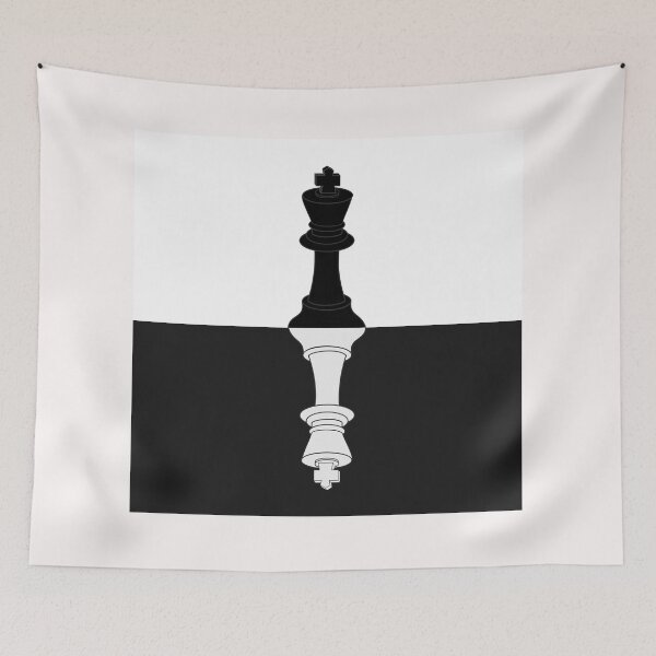 Item preview, The King’s Reflection - Black & White designed and sold by Moonlight Gallery.