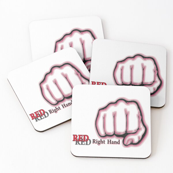 Item preview, RED Right Hand, Gaelic, Boss designed and sold by Huskyyy Designs.