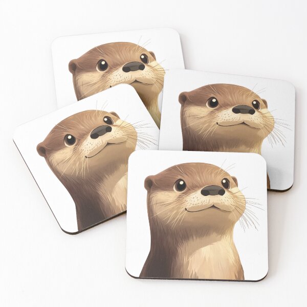Item preview, Otter Face designed and sold by NicolasGlowArt.