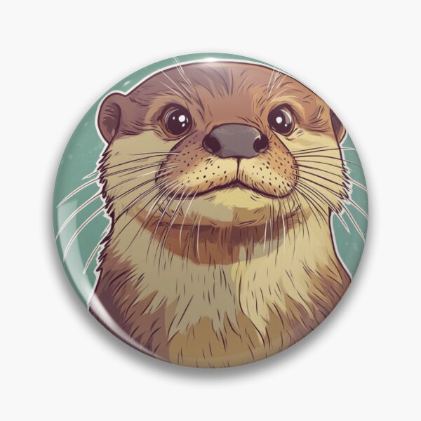Item preview, Otter Sticker designed and sold by NicolasGlowArt.