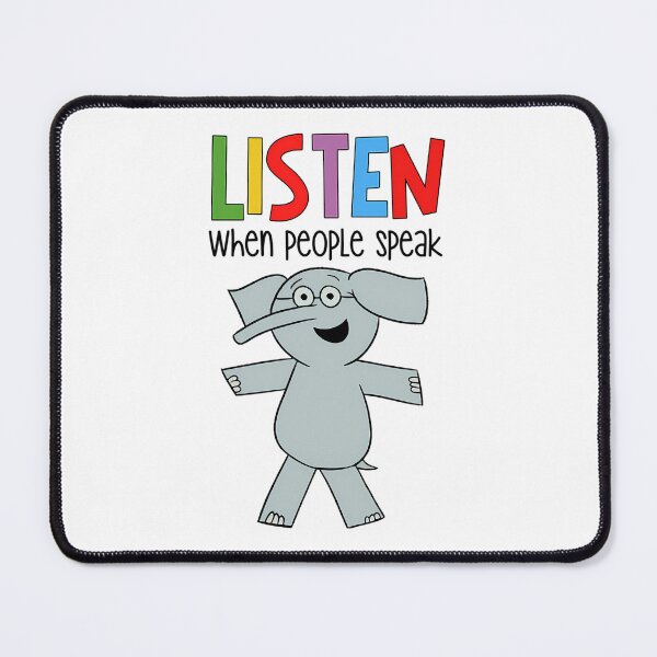 Item preview, What An Awesome Listen When People Speak Elephant Piggie Pigeon Kids Boy Great Model  Girl designed and sold by EdgarCollier.