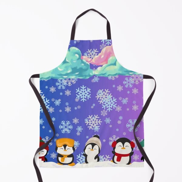 Item preview, Penguins playing in the snow designed and sold by dinomonkey.