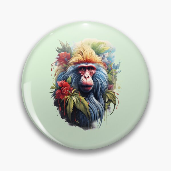 Item preview, mandrill monkey designed and sold by DerSenat.