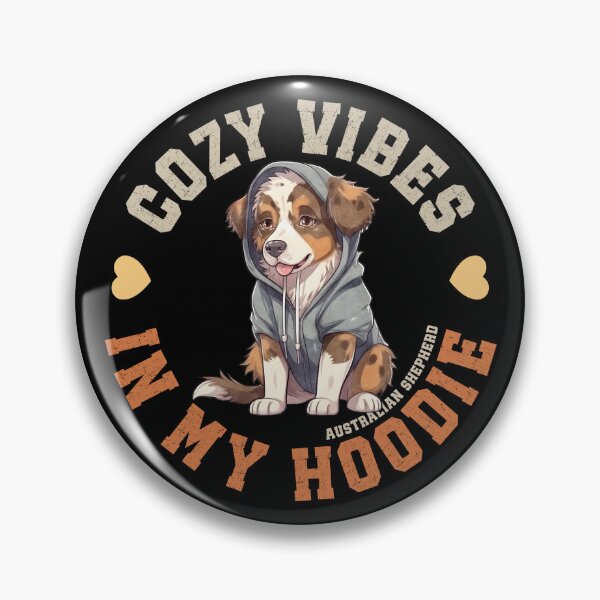 Item preview, Cozy Aussie In Hooded Sweater Cute Australian Shepherd Dog designed and sold by eclecTEEq.