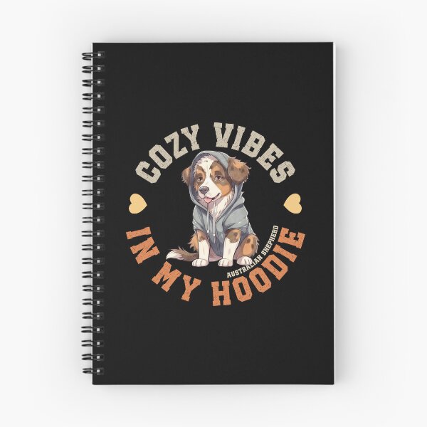 Item preview, Cozy Aussie In Hooded Sweater Cute Australian Shepherd Dog designed and sold by eclecTEEq.