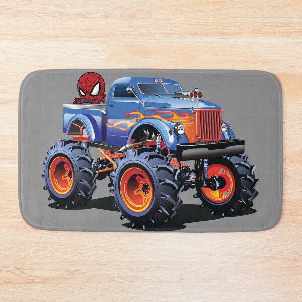 Item preview, Racer Car & Web-Slinging Spider – Retro Action Art designed and sold by GraphixKing999.
