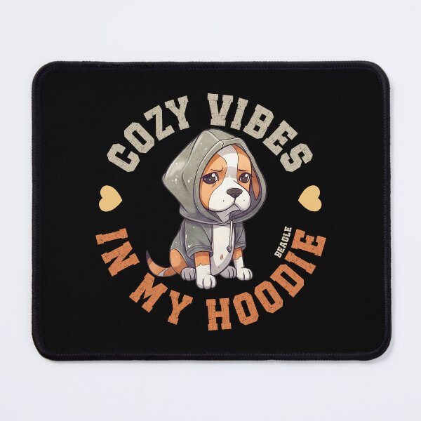 Item preview, Cozy Beagle In Hooded Sweater Cute English Dog Quote designed and sold by eclecTEEq.