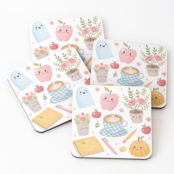 Item preview, A0776 Ghostly Cute Stationery – Fun & Spooky Design for POD Products | Cute Ghost Print designed and sold by angieart68.