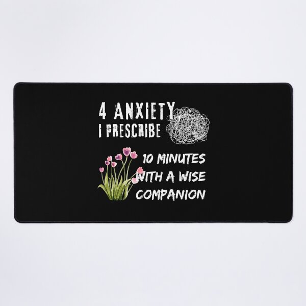 Item preview, Prescription for Anxiety – 10 Minutes with a Plant | Nature Healing Quote designed and sold by ipot.