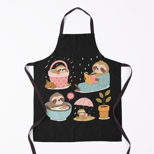 Item preview, A0778 Lazy & Comfy Sloth Life – Relaxing Sloth Design for POD Gifts | Cute & Cozy Sloth Print designed and sold by angieart68.