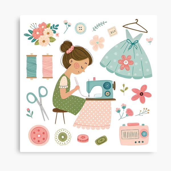 Item preview, A0779 Pastel Craft Wonderland – Soft Pastel Craft Supplies for POD Products | DIY Art & Craft Lovers designed and sold by angieart68.