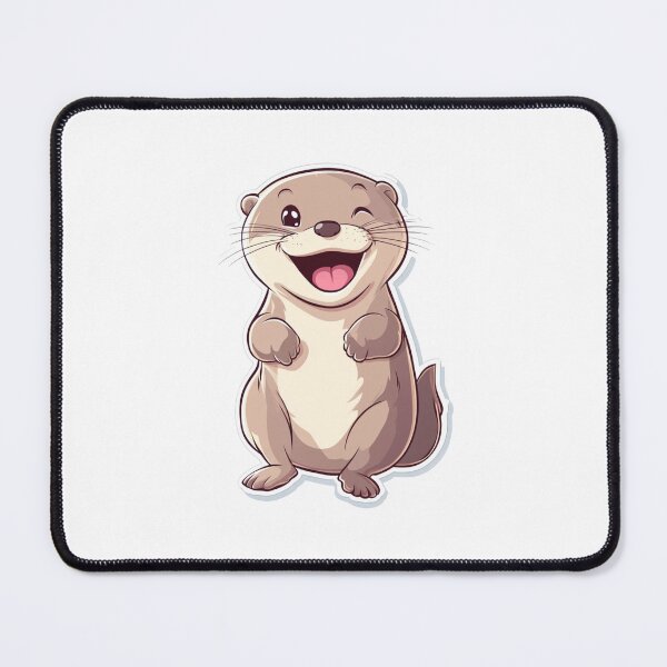 Item preview, Adorable Otter Sticker designed and sold by NicolasGlowArt.