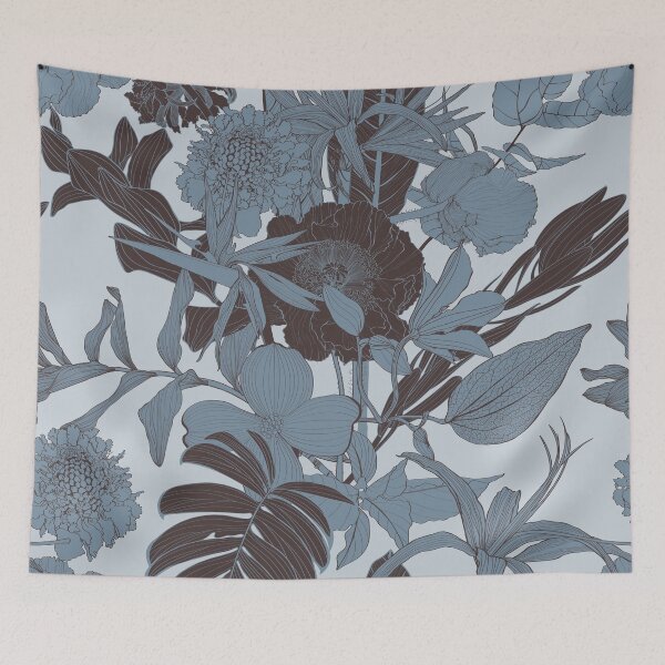Item preview, Exotic tropical line illustration. designed and sold by MatyKotiv.