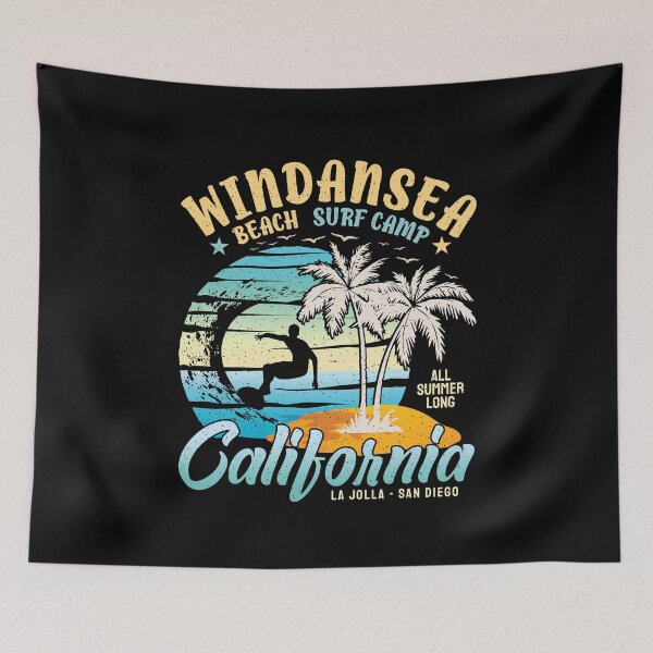 Item preview, Windansea Beach Surf Camps La Jolla - San Diego County California designed and sold by eclecTEEq.