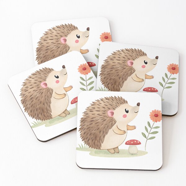 Item preview, A0782 Autumn Hedgehog Wonderland – Fall-Inspired Decor & Accessories | Cozy Hedgehog Designs for POD designed and sold by angieart68.