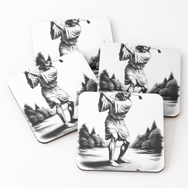 Item preview, Jesus Playing Golf Vintage Retro 90s Golfer Christian designed and sold by Kimberley King Art  King Art.