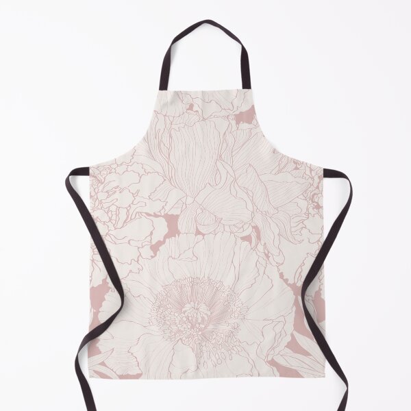 Item preview, Elegant seamless pattern with hand drawn line garden and tropical flowers. designed and sold by MatyKotiv.