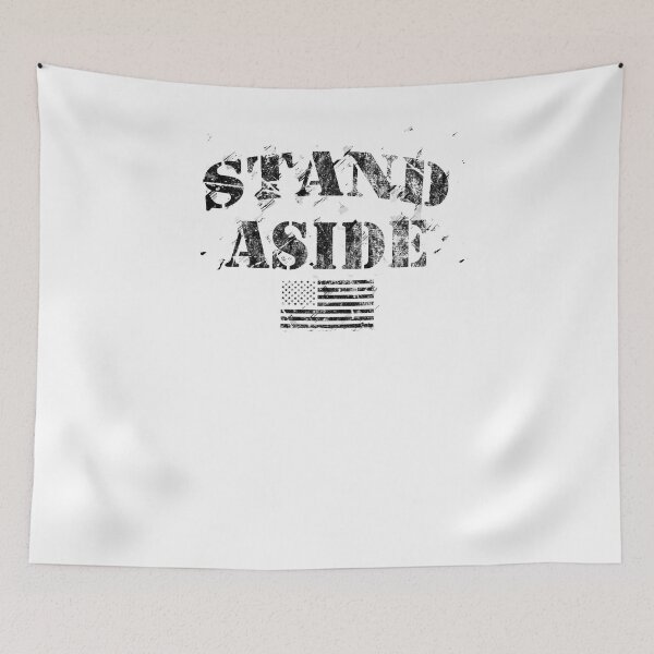 Item preview, American Military USA Flag Pride SFMF Stand Aside Black designed and sold by KNUXX Shop.