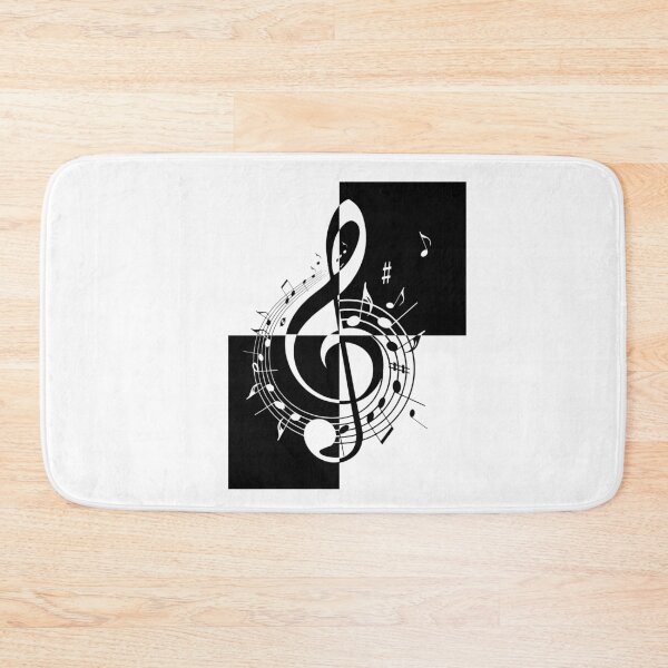 Item preview, MUSIC NOTES IN BLACK AND WHITE designed and sold by PhraseCreatives.