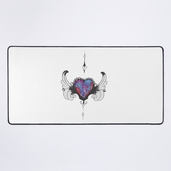 Item preview, galactic winged heart designed and sold by Kalhanne.