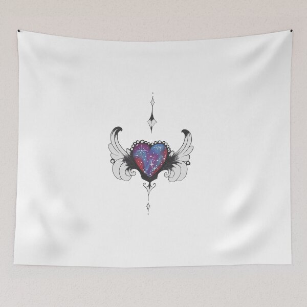 Item preview, galactic winged heart designed and sold by Kalhanne.