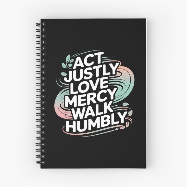 Item preview, Act Justly, Love Mercy, Walk Humbly - A perfect gift for believers, Christians, pastors, and anyone who lives by faith, justice, and humility. designed and sold by ZyziowskyArt.