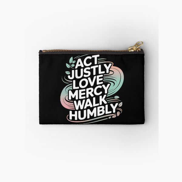 Item preview, Act Justly, Love Mercy, Walk Humbly - A perfect gift for believers, Christians, pastors, and anyone who lives by faith, justice, and humility. designed and sold by ZyziowskyArt.