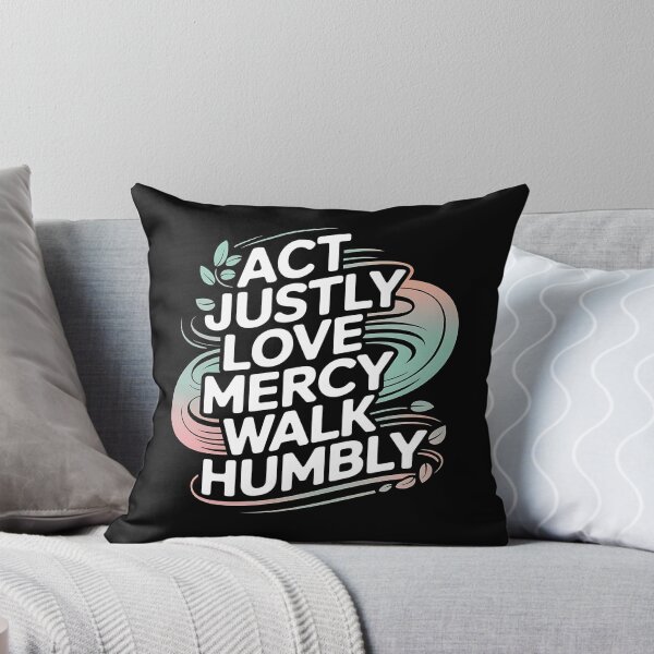 Item preview, Act Justly, Love Mercy, Walk Humbly - A perfect gift for believers, Christians, pastors, and anyone who lives by faith, justice, and humility. designed and sold by ZyziowskyArt.