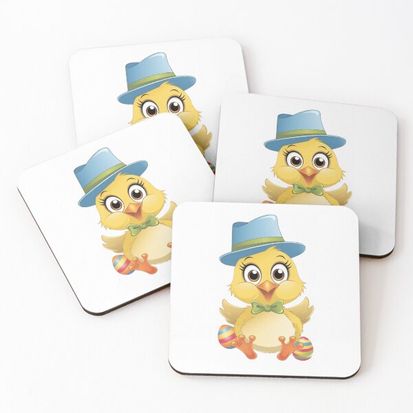 Item preview, Cute Easter Chick with Colorful Eggs designed and sold by PrintBreeze.