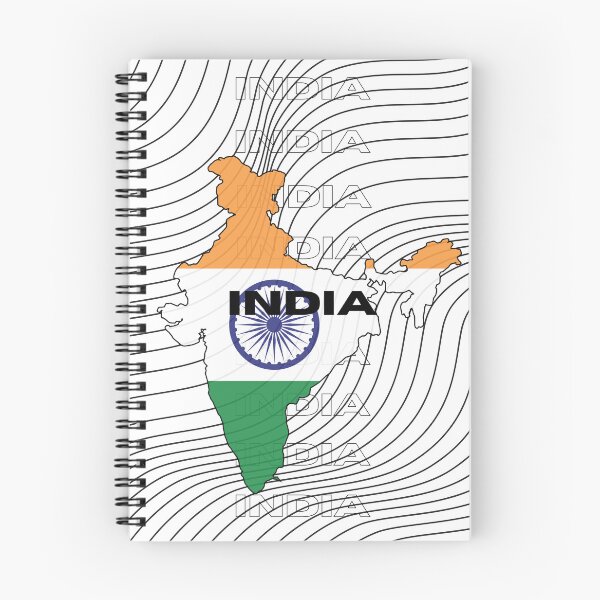 Item preview, Flag Map of India designed and sold by nyblydd.
