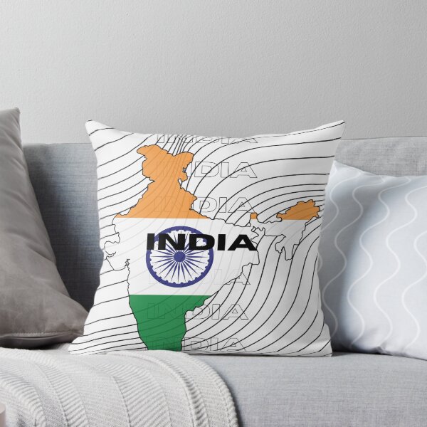 Item preview, Flag Map of India designed and sold by nyblydd.