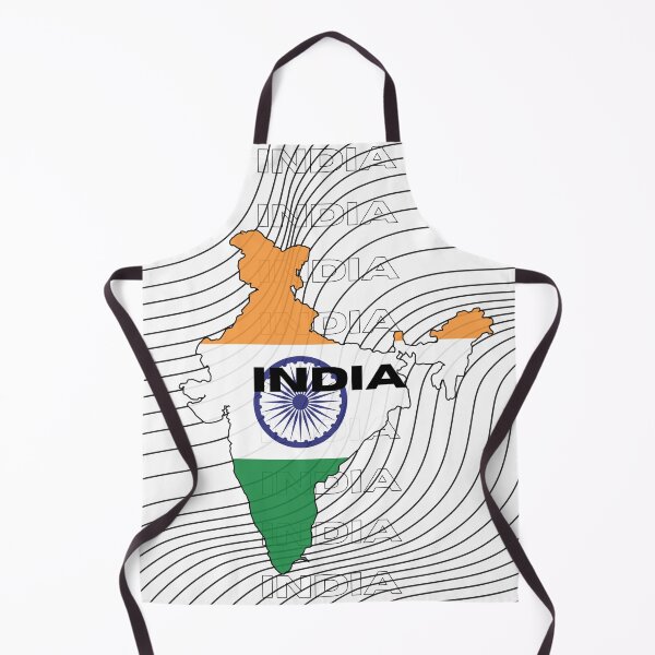 Item preview, Flag Map of India designed and sold by nyblydd.
