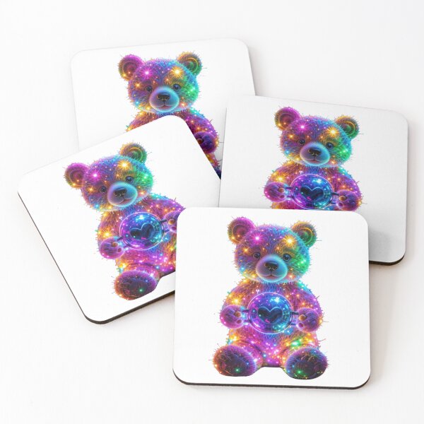 Item preview, The Neon Teddy Bear designed and sold by GloriousArtSKD.