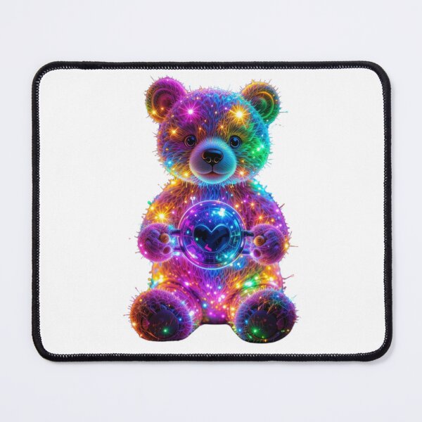 Item preview, The Neon Teddy Bear designed and sold by GloriousArtSKD.