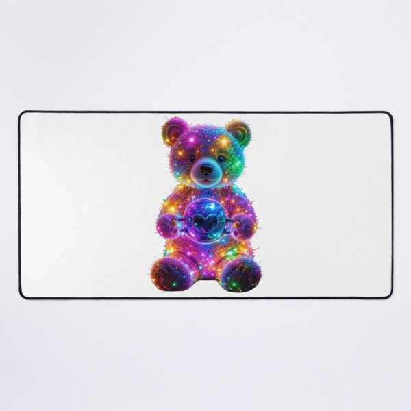 Item preview, The Neon Teddy Bear designed and sold by GloriousArtSKD.