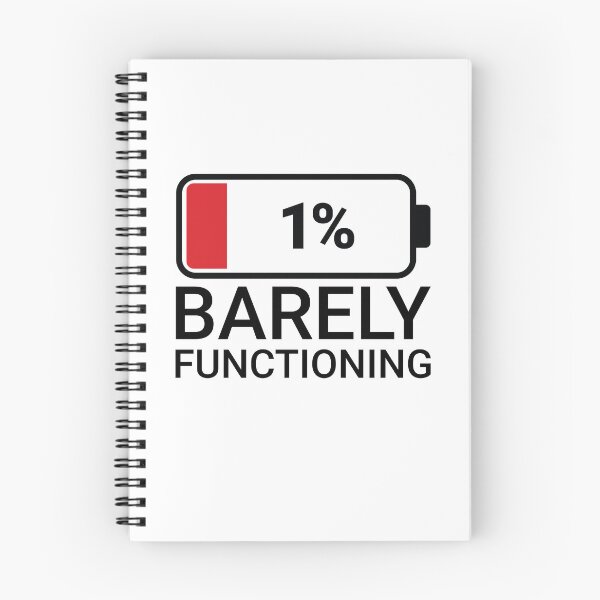 Item preview, Barely Functioning 1% Low Battery designed and sold by DesignsNthemes.
