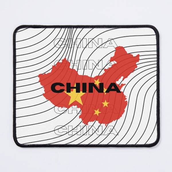 Item preview, Flag Map of China designed and sold by nyblydd.