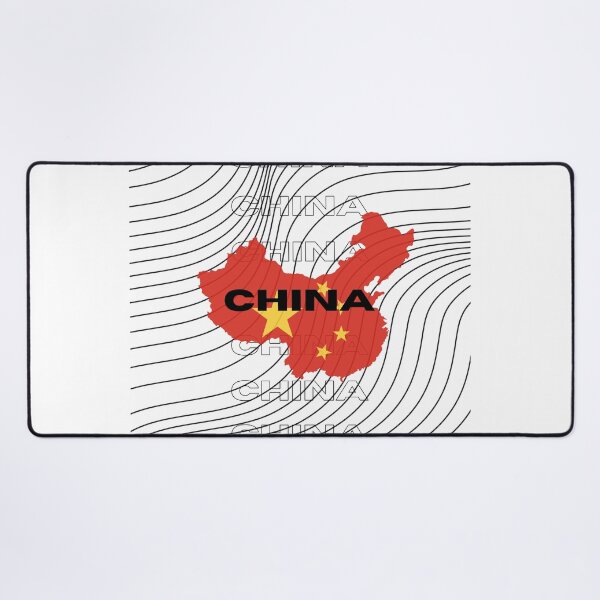 Item preview, Flag Map of China designed and sold by nyblydd.