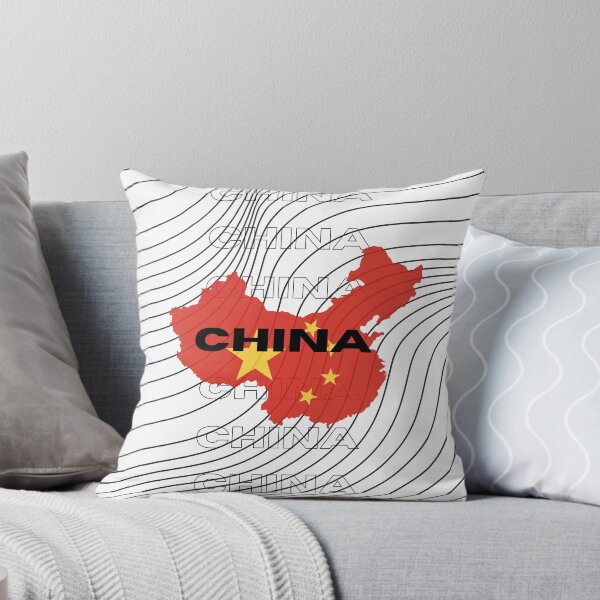 Item preview, Flag Map of China designed and sold by nyblydd.